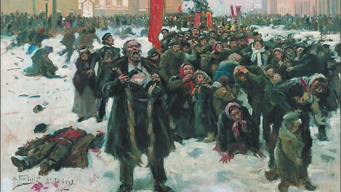 «9 января 1905 года», картина В. Маковского, 1907 год