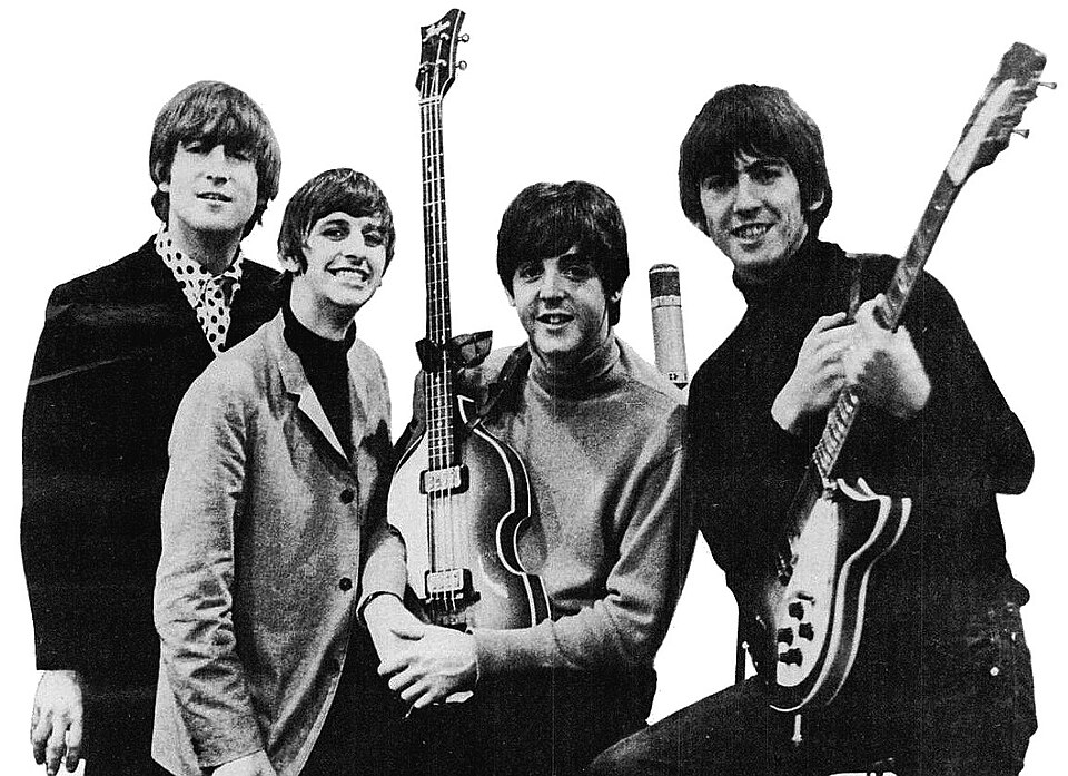 Группа Beatles, британский символ рок-музыки и массовой культуры 1960-х.