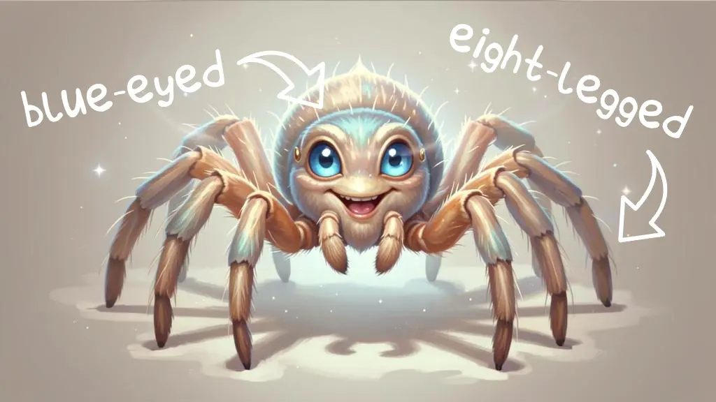 Пример сложных прилагательных с суффиксом -ed на основе blue-eyed и внешности.