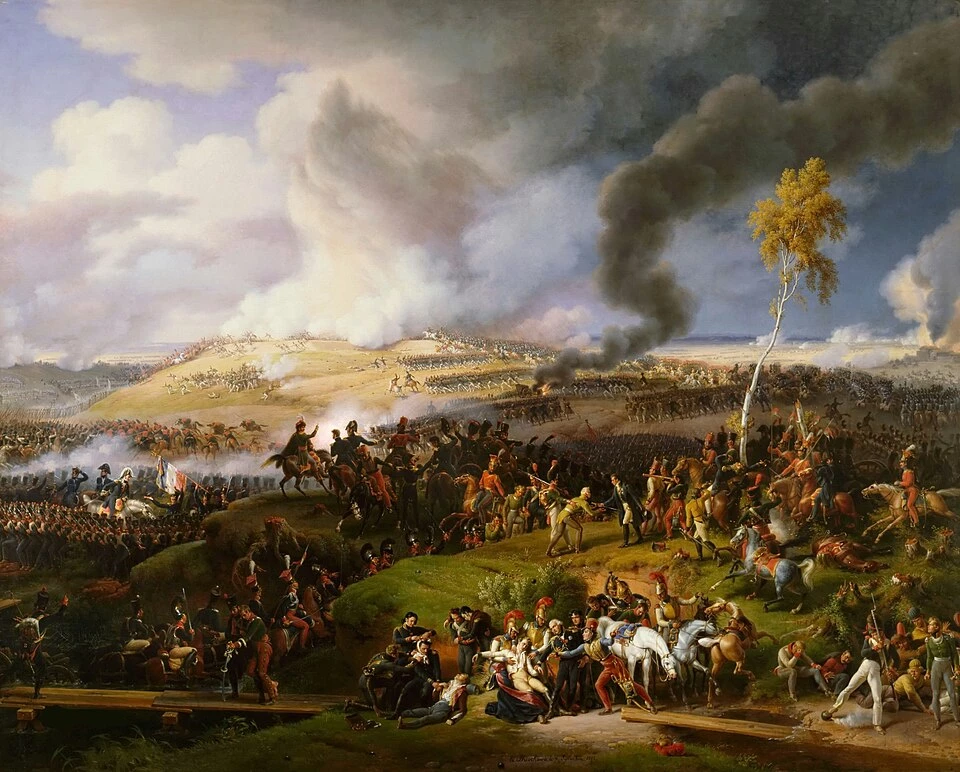 Бородинское сражение русской армии и войск Наполеона в ключевой битве 1812 года.