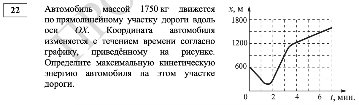 Физика ЕГЭ задание 22