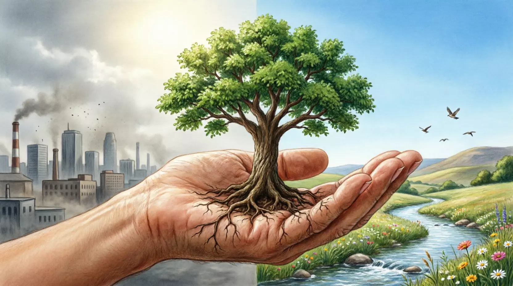 Экологичная энергетика с акцентом на alternative energy и renewable resources.