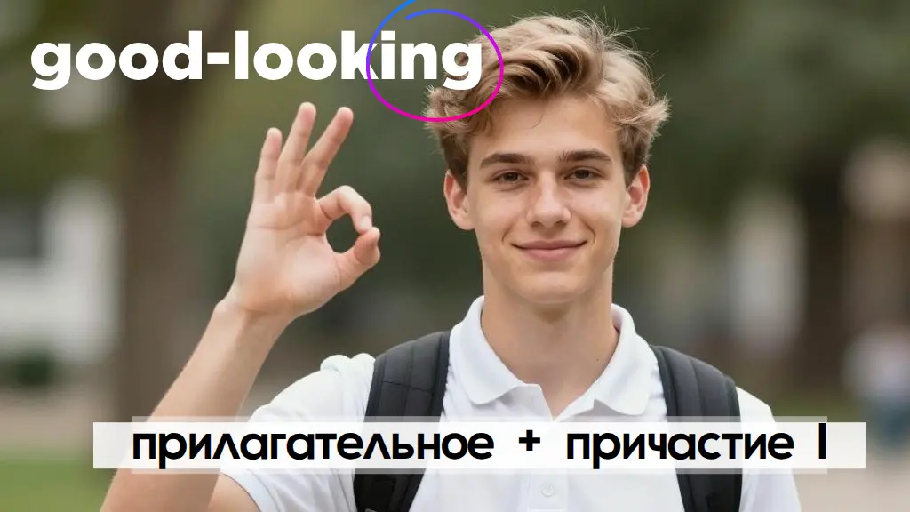 Пример сложных прилагательных adjective + participle I для ЕГЭ по английскому.