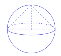 Конус внутри сферы