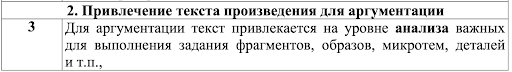 Критерий 2 в задании 11 для ЕГЭ