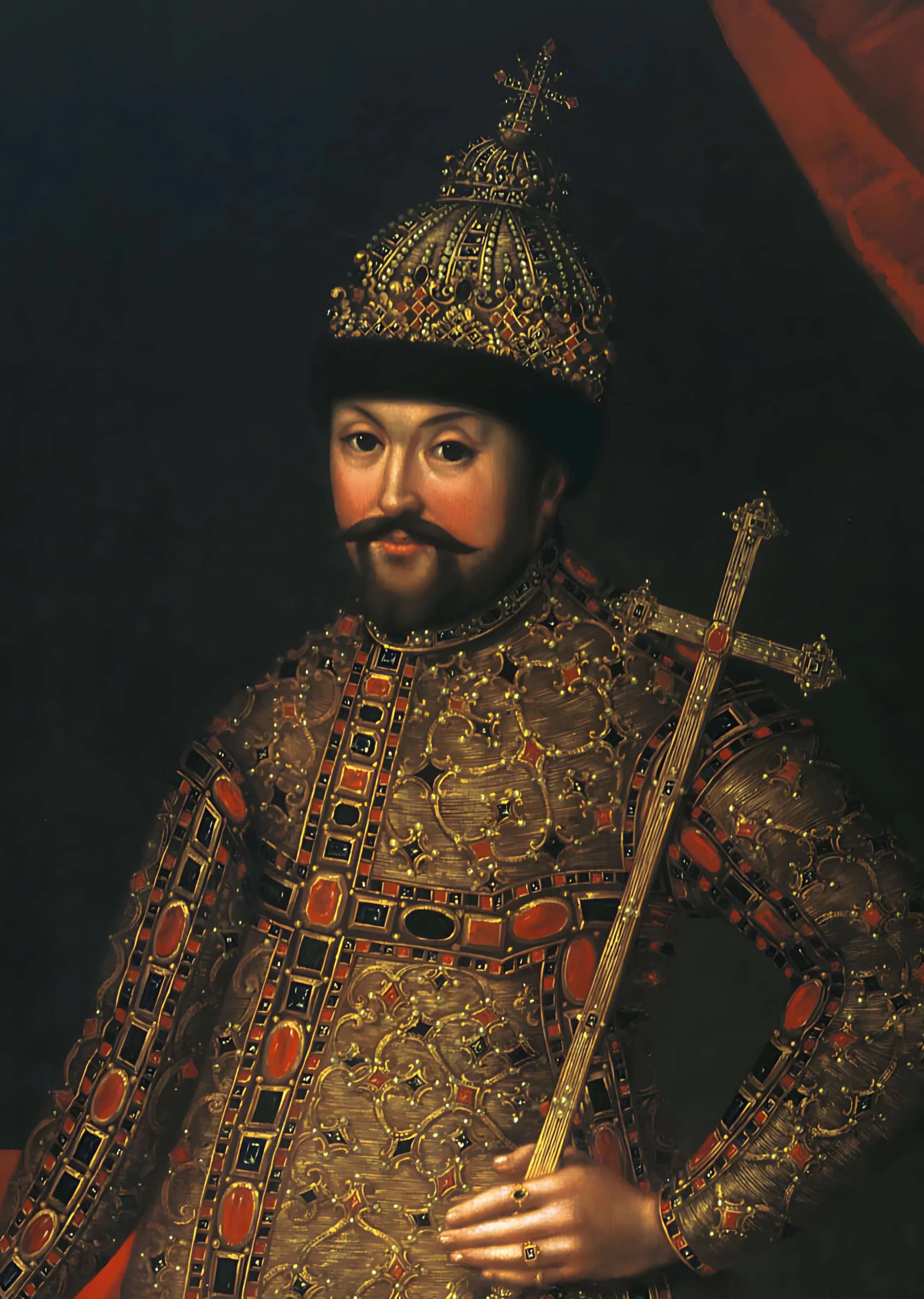 Портрет царя Михаила Фёдоровича Романова, избранного Земским собором в 1613 году.