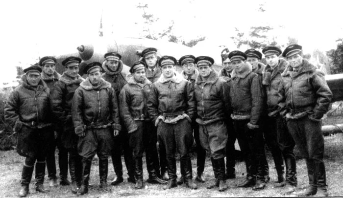 Лётчики полка «Нормандия-Неман» во время службы в составе советских войск.