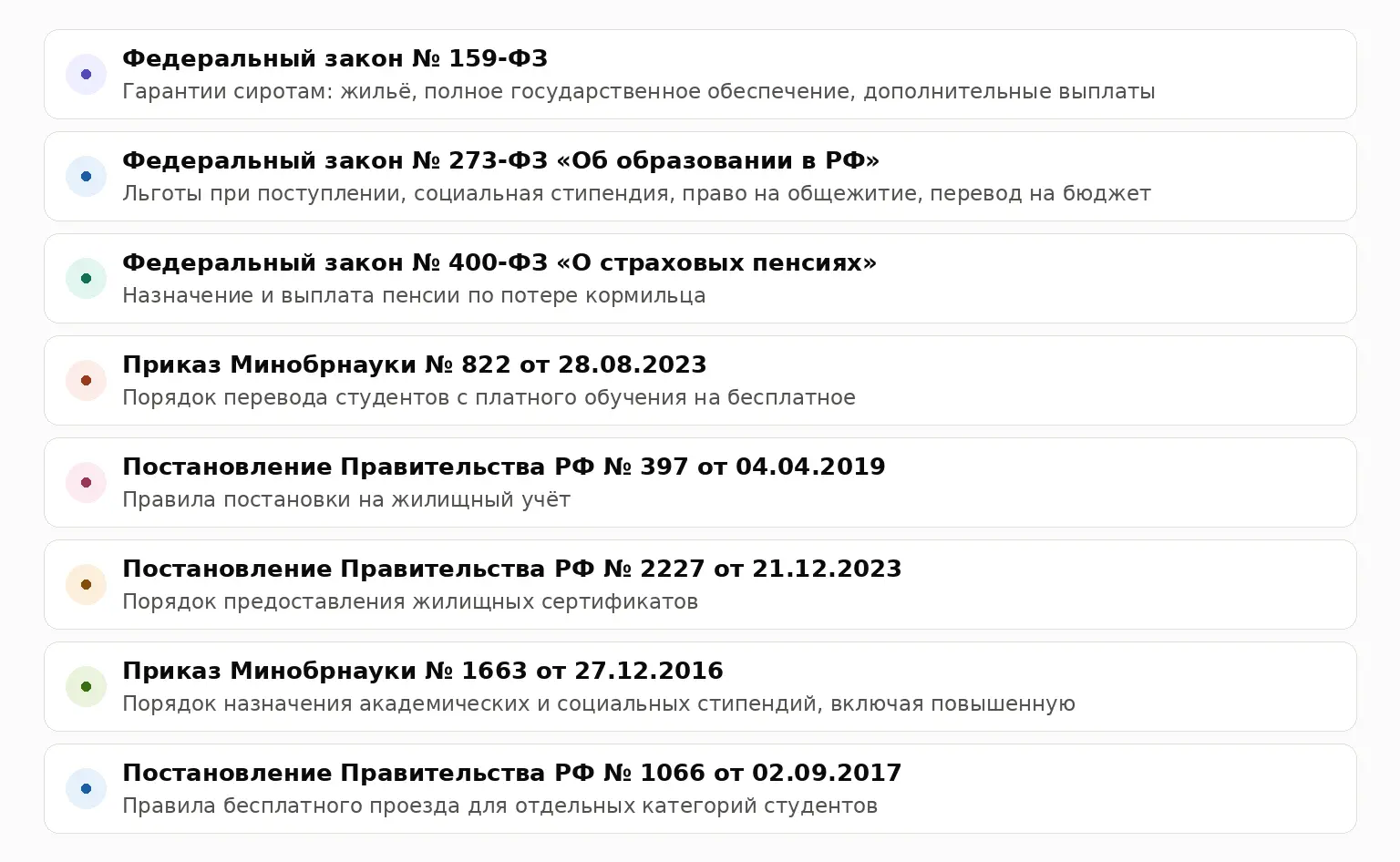 Нормативные акты