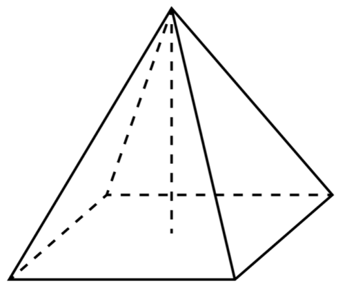 Объем четырехугольной пирамиды