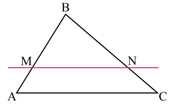 Перепутанное соответствие в Теореме Фалеса