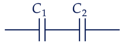 Последовательное соединение конденсаторов