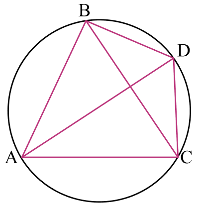 Практическая задача на применение теоремы Птолемея 3