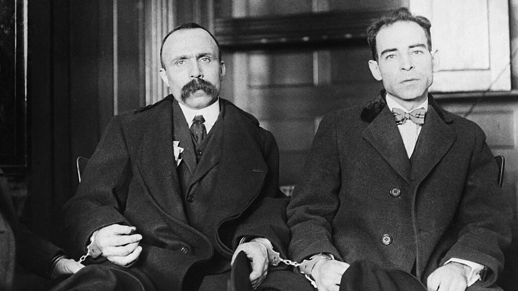 Никола Сакко и Бартоломео Ванцетти, жертвы политических репрессий в США в 1927 году.