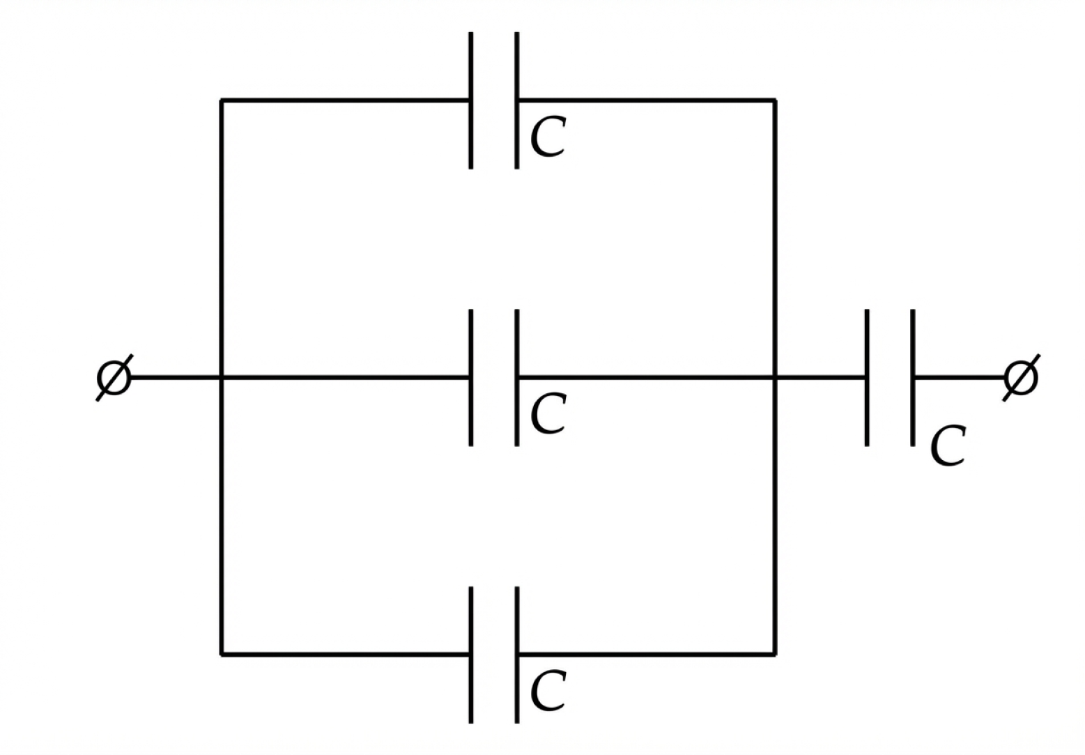 Соединение конденсаторов Задание 1