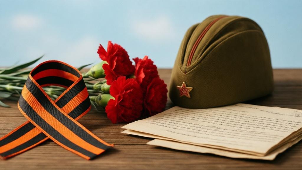 Символы Дня Победы и исторической памяти о Великой Отечественной войне.
