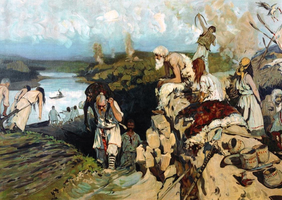 Жилье восточных славян. С.В. Иванов.