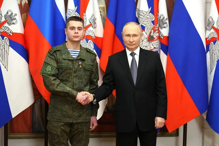 Тимофей Матвеев и Владимир Путин